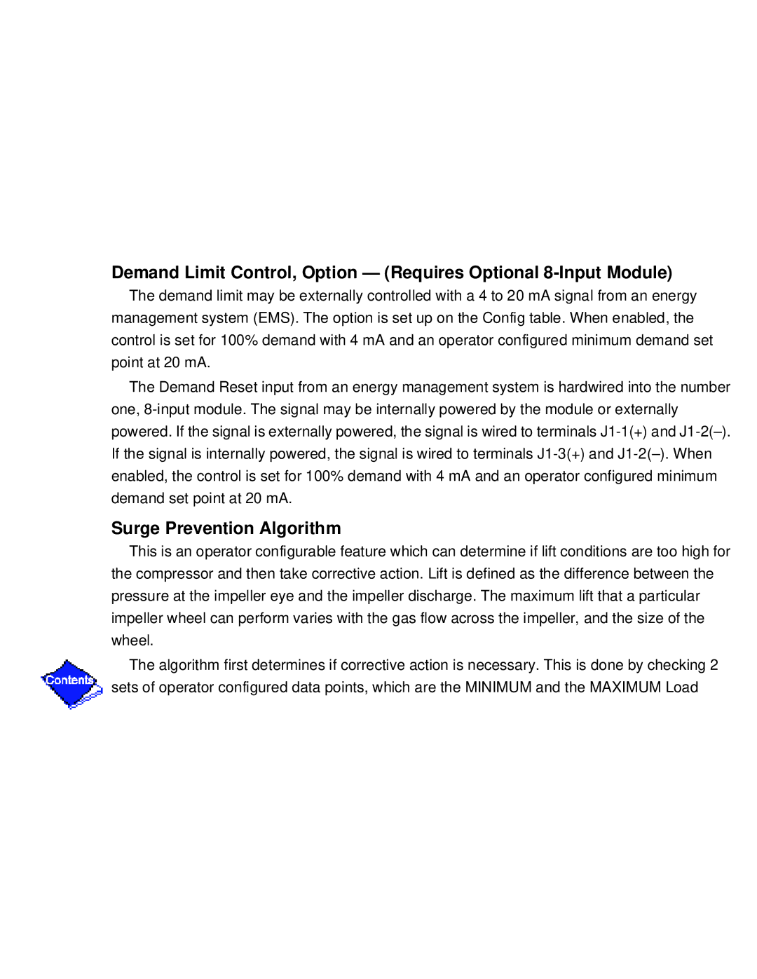 Carrier PC211 specifications Surge Prevention Algorithm 