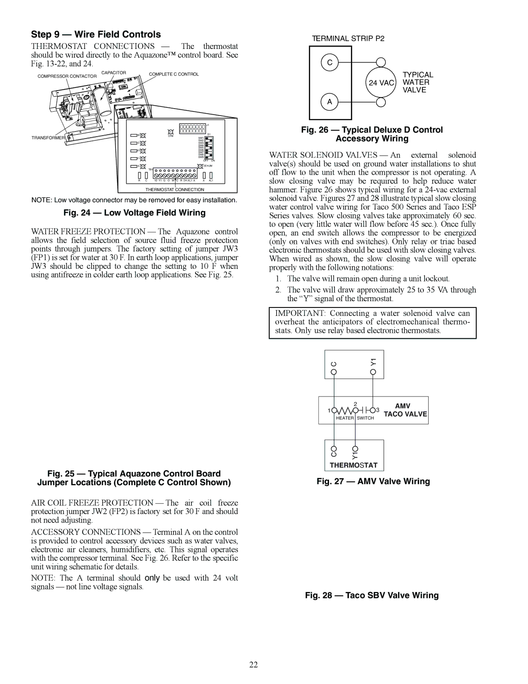 Carrier PCV015-060 specifications Wire Field Controls, A50-8441, A50-8442 