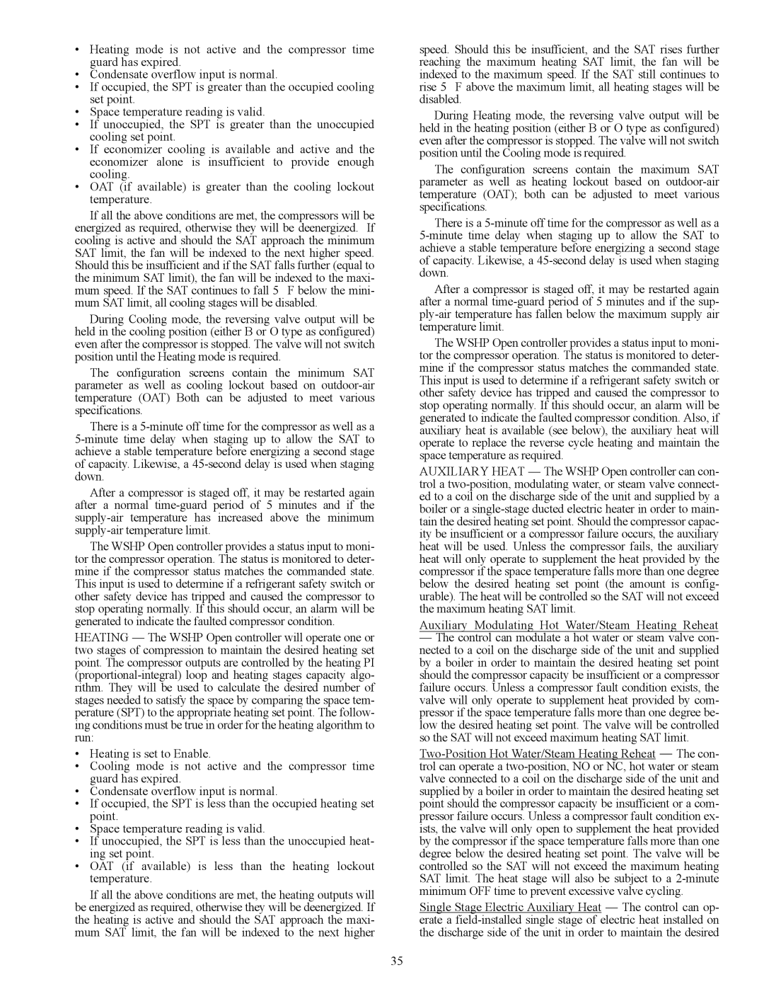 Carrier PCV015-060 specifications Auxiliary Modulating Hot Water/Steam Heating Reheat 