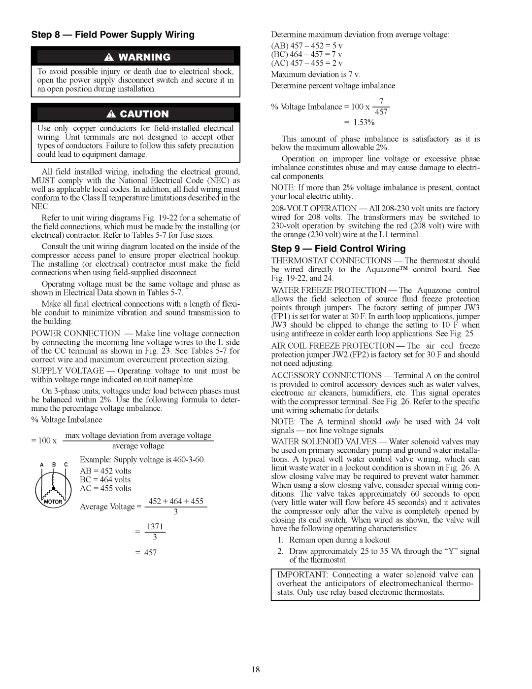 Carrier RVC, RVS, RDS006-060, RVR, RHR, RHS, 50RHC specifications Field Power Supply Wiring, Field Control Wiring 