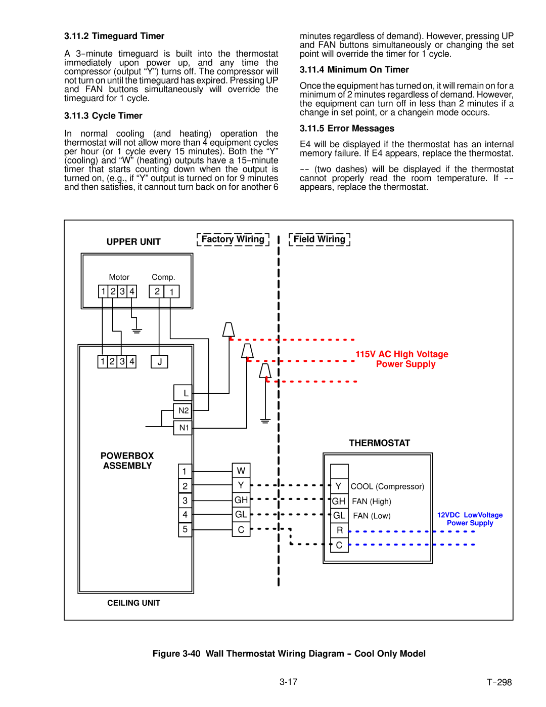 Carrier T--298 service manual Upper Unit, Powerbox Assembly, Thermostat 