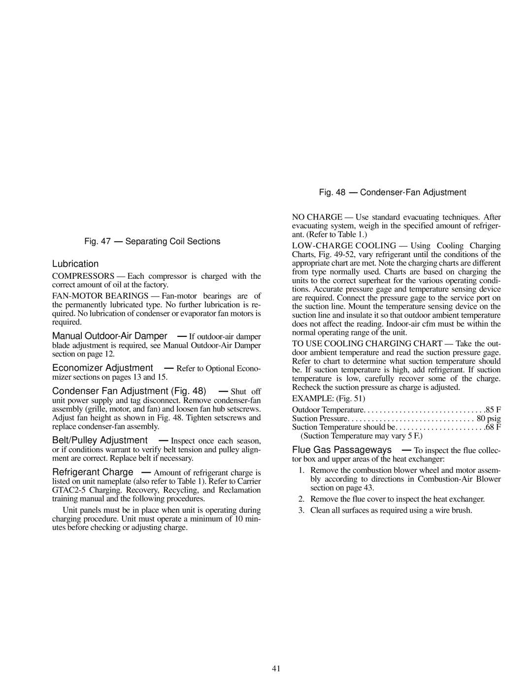 Carrier TJF005-007, TJF004, 48TJD, 48TJE specifications Lubrication 