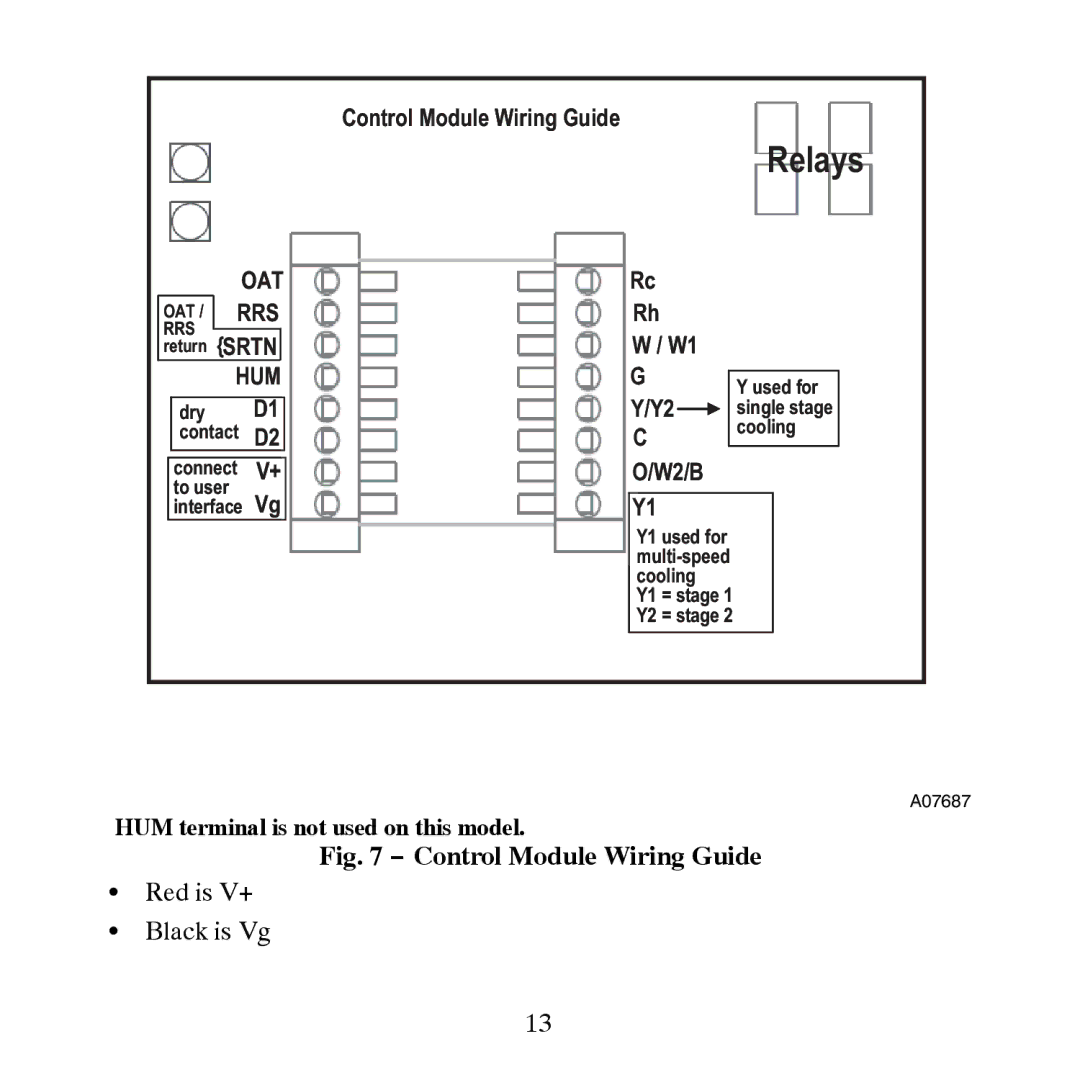 Carrier TP-NAC, TP-PHP, TP-PAC, TP-NHP installation instructions Relays 