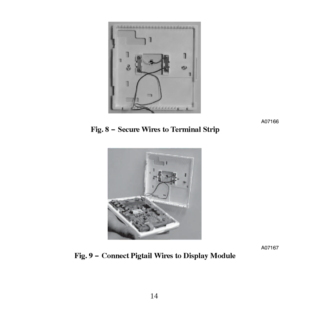 Carrier TP-PHP, TP-PAC, TP-NHP, TP-NAC installation instructions Secure Wires to Terminal Strip 