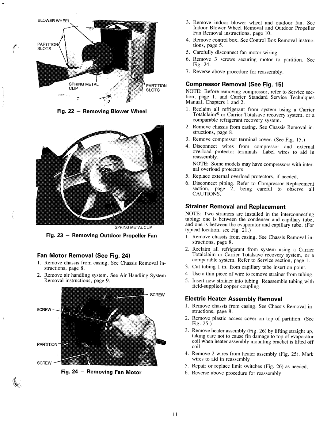 Carrier 73X, Y manual 