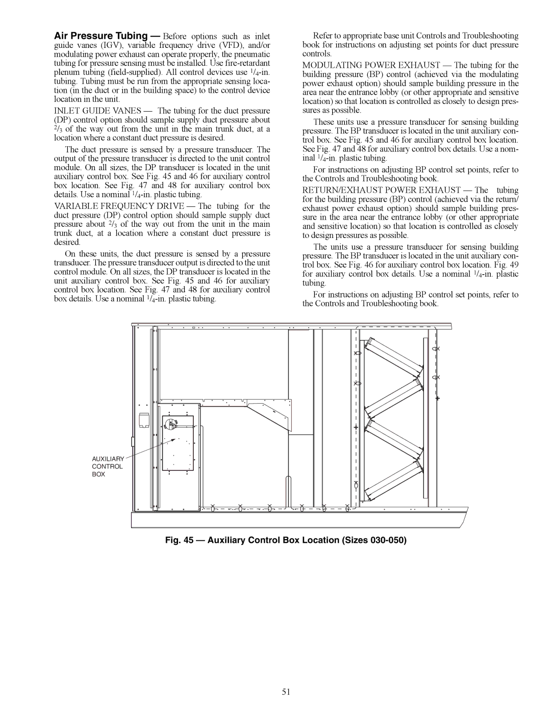 Carrier 48ZT, ZN030-105, ZW, Z6, Z8075-105, 48ZG installation instructions Auxiliary Control Box Location Sizes 