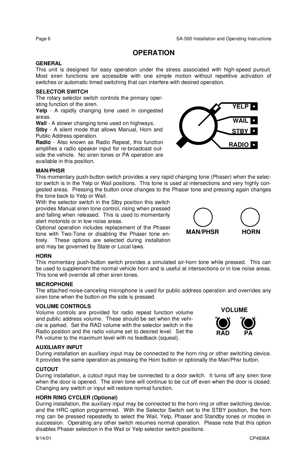 Carson Optical SA-500 manual Operation 