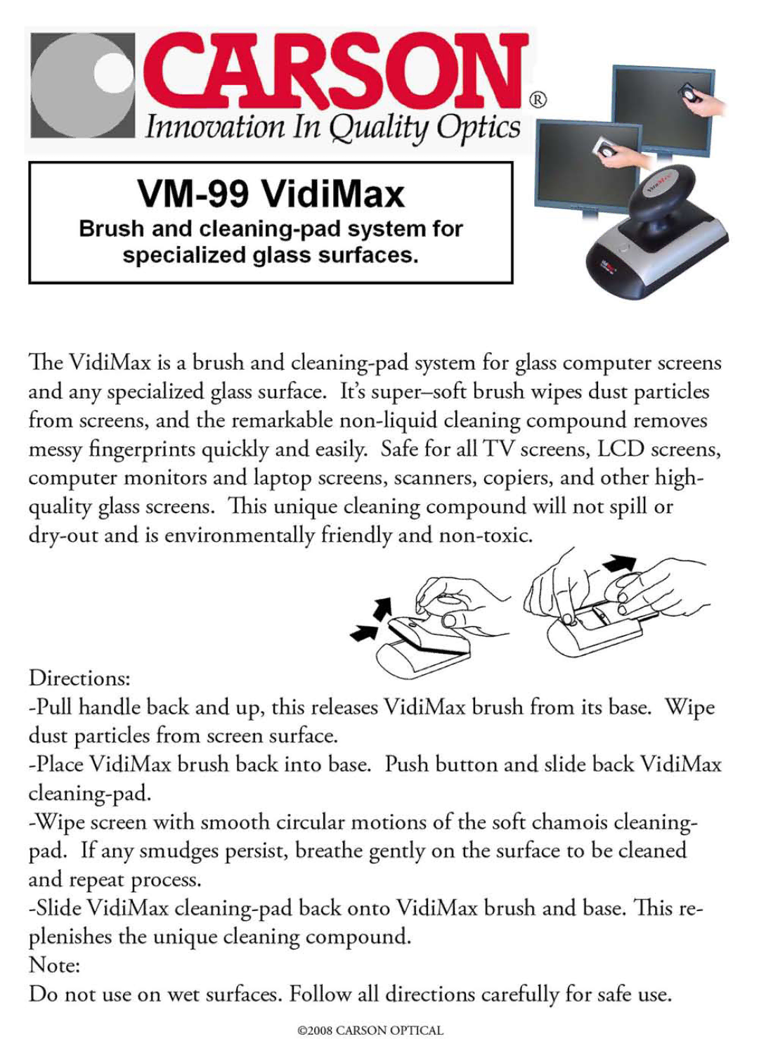 Carson Optical VM-99 manual 