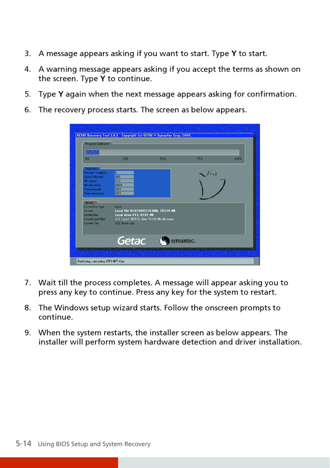 Carvin S400 manual 14Using Bios Setup and System Recovery 