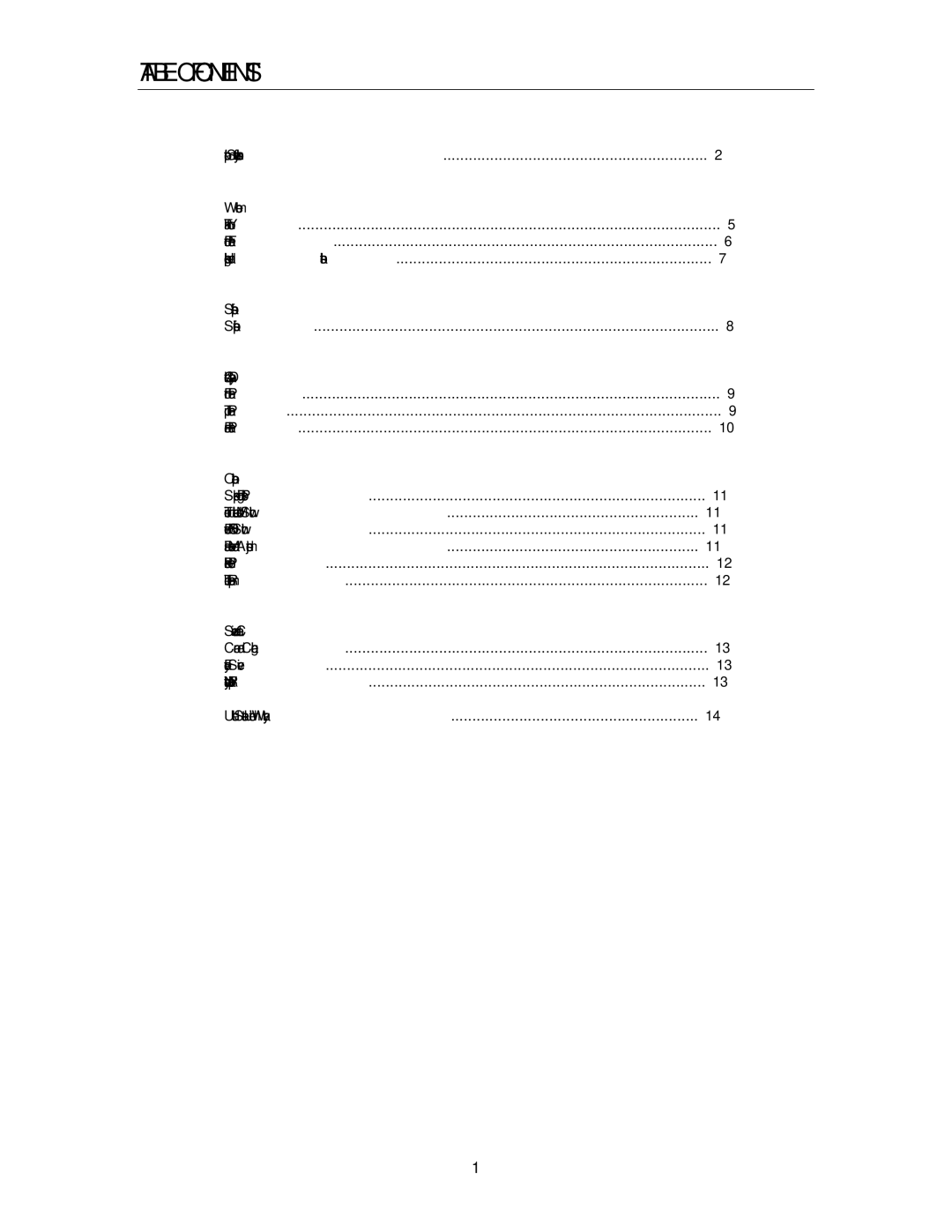 Cary Audio Design CAD 120S owner manual Table of Contents 