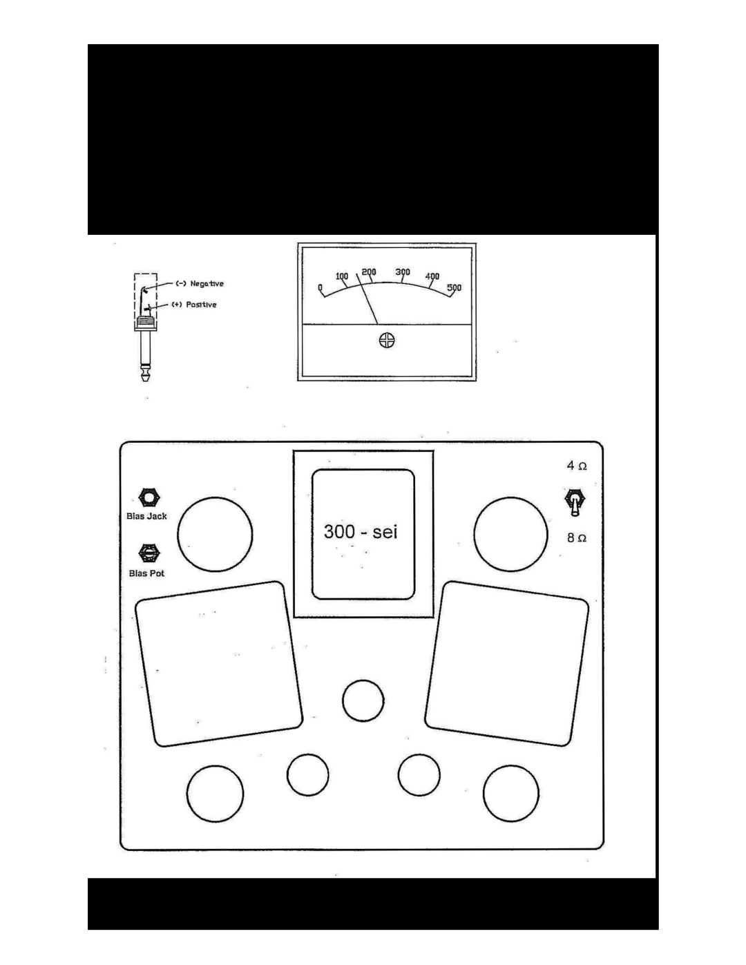 Cary Audio Design CAD 300 SEI owner manual Diagrams, Bias Adjustment 