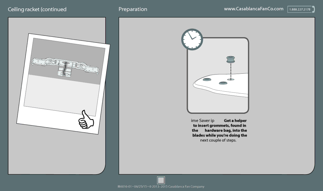 Casablanca Fan Company 53187, 53188 operation manual Preparation 