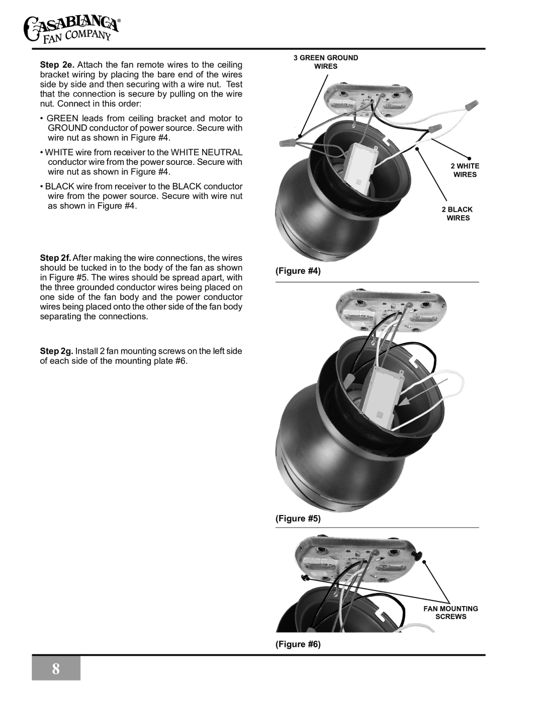 Casablanca Fan Company C30G45L owner manual Figure #5 