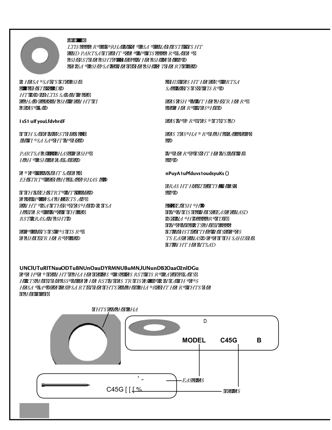 Casablanca Fan Company C45GxxxB owner manual Proper Parts Handling, If the fan does not work, Stealth DC 