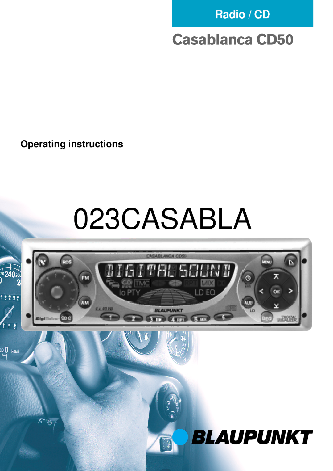 Casablanca Fan Company CD50 operating instructions 023CASABLA 