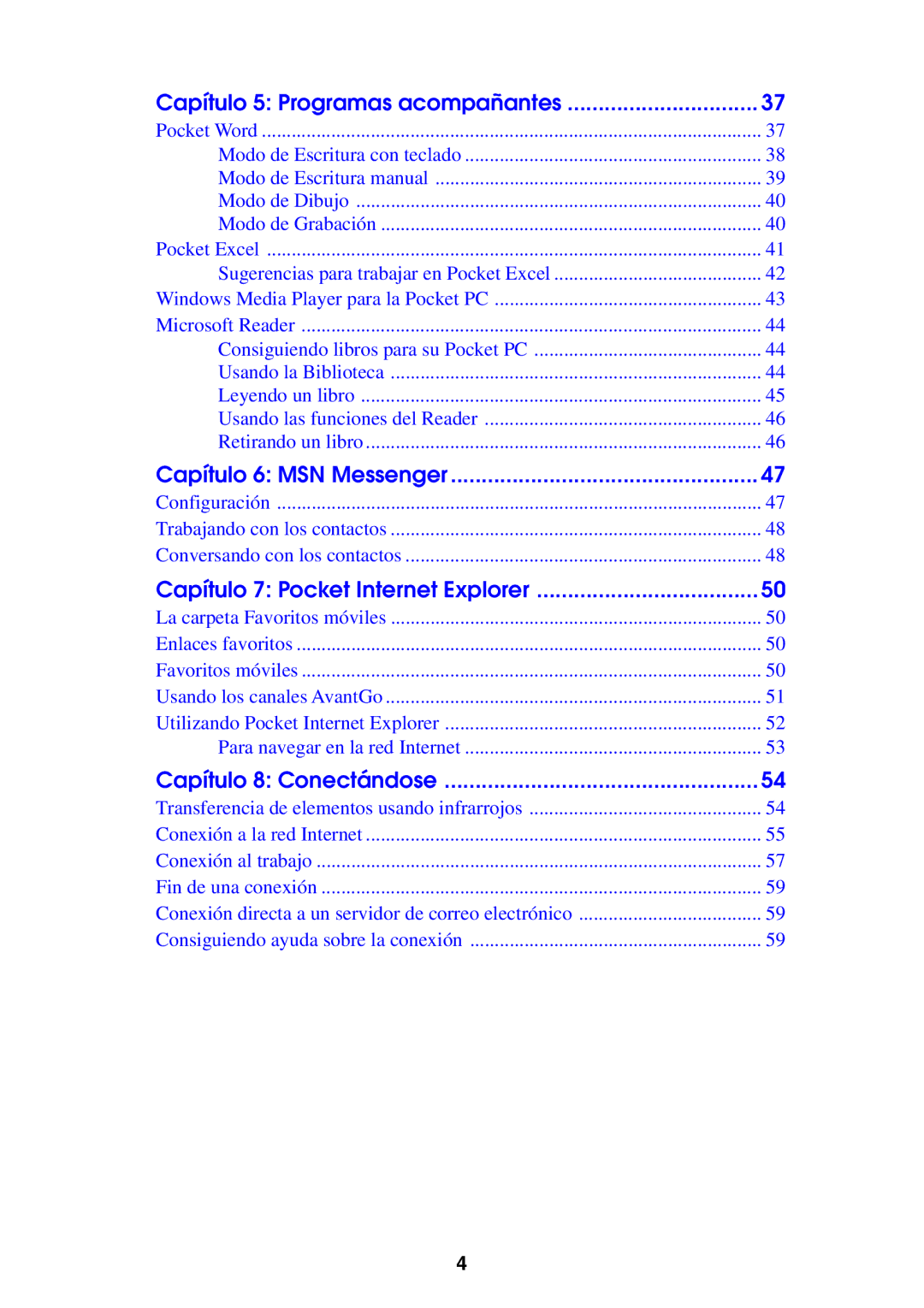 Casio 2002 manual Capítulo 6 MSN Messenger 