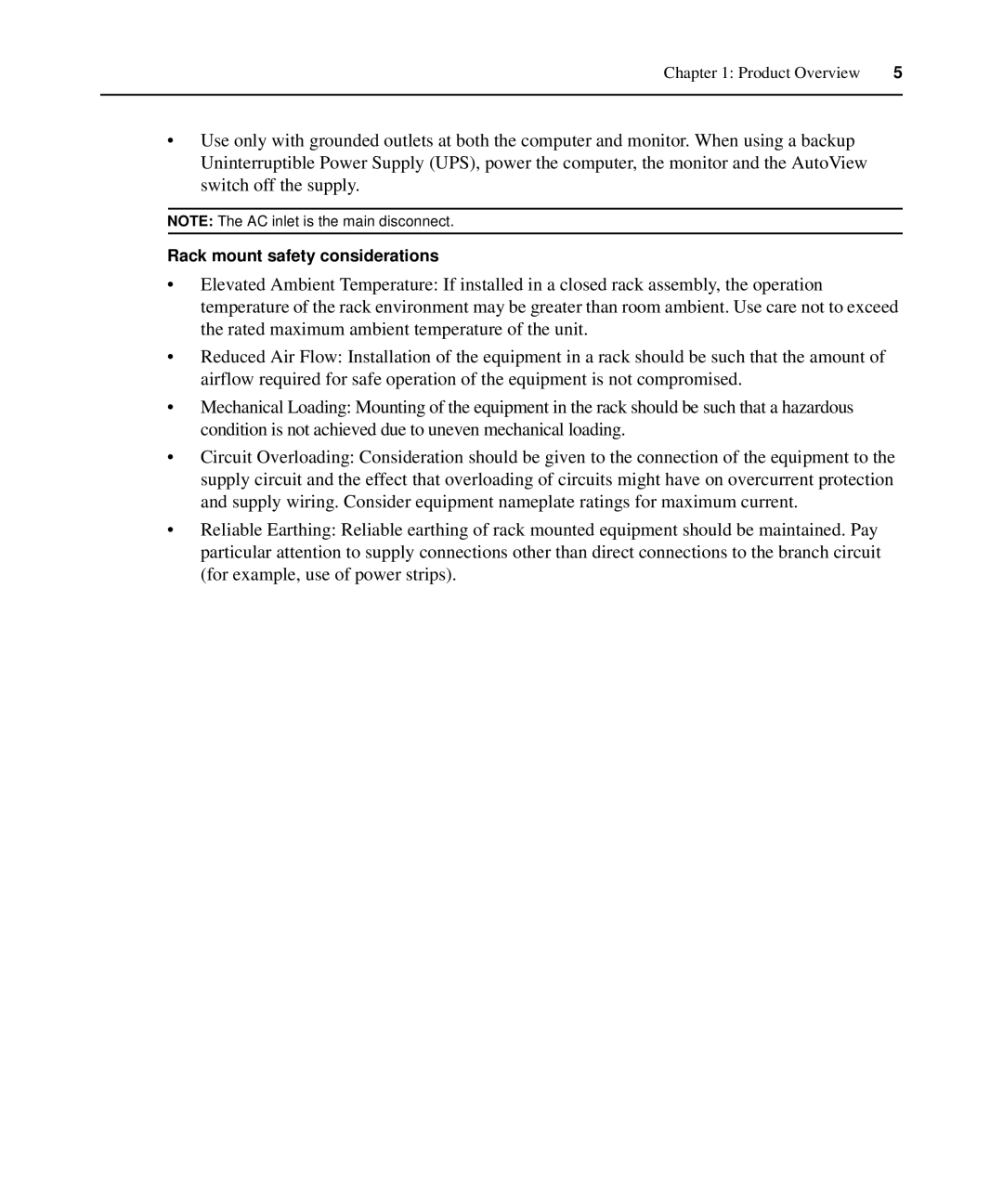 Casio 2015 manual Rack mount safety considerations 