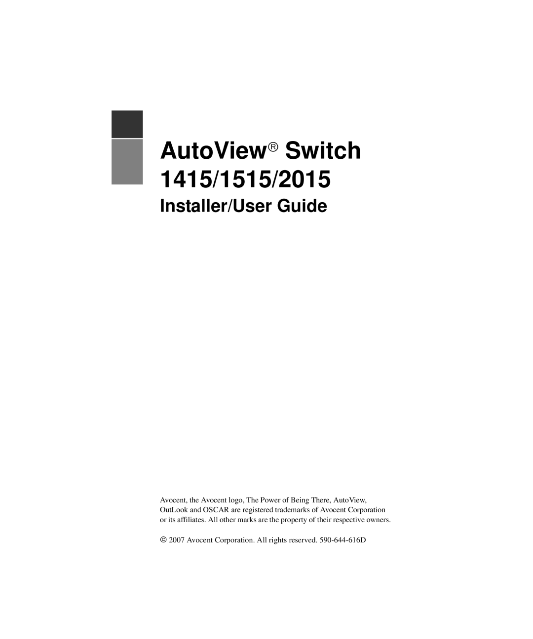 Casio manual AutoView→ Switch 1415/1515/2015 