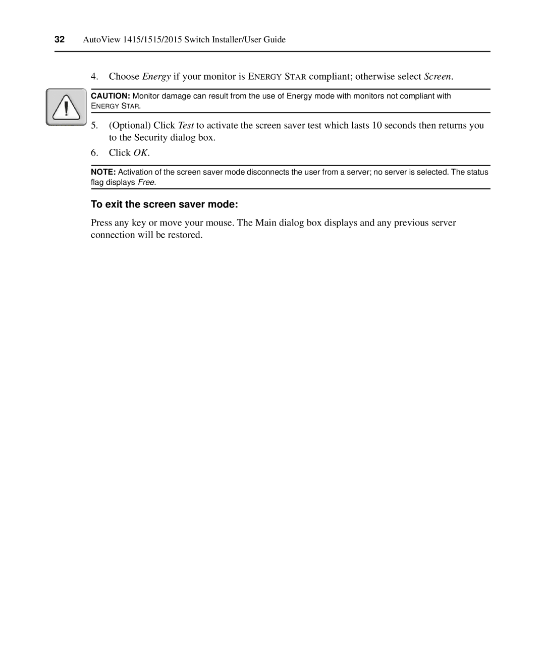 Casio 2015 manual To exit the screen saver mode 