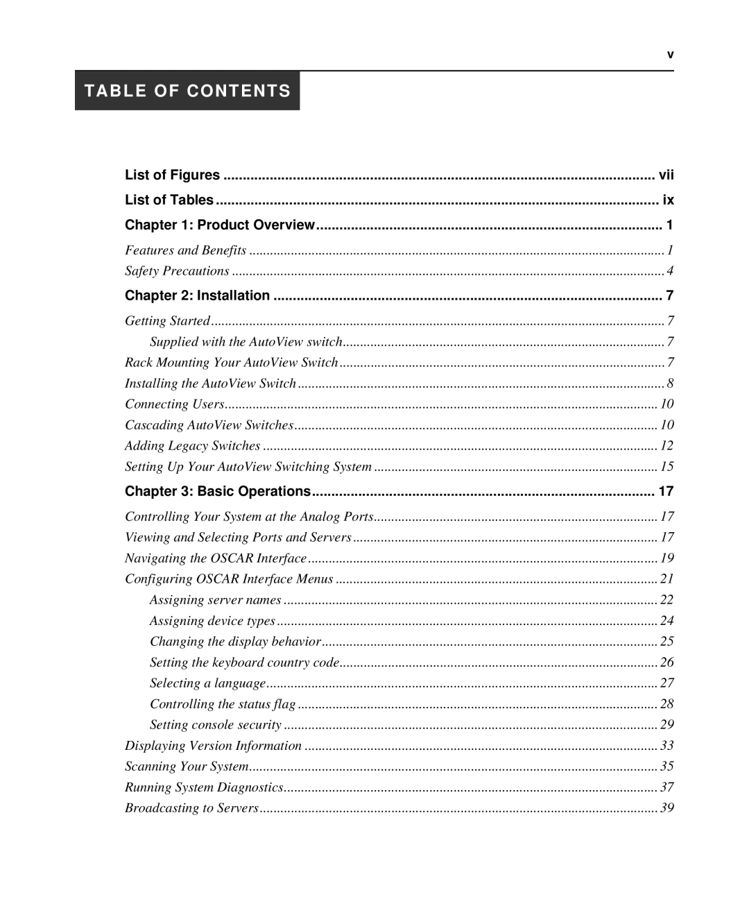 Casio 2015 manual Table of Contents 