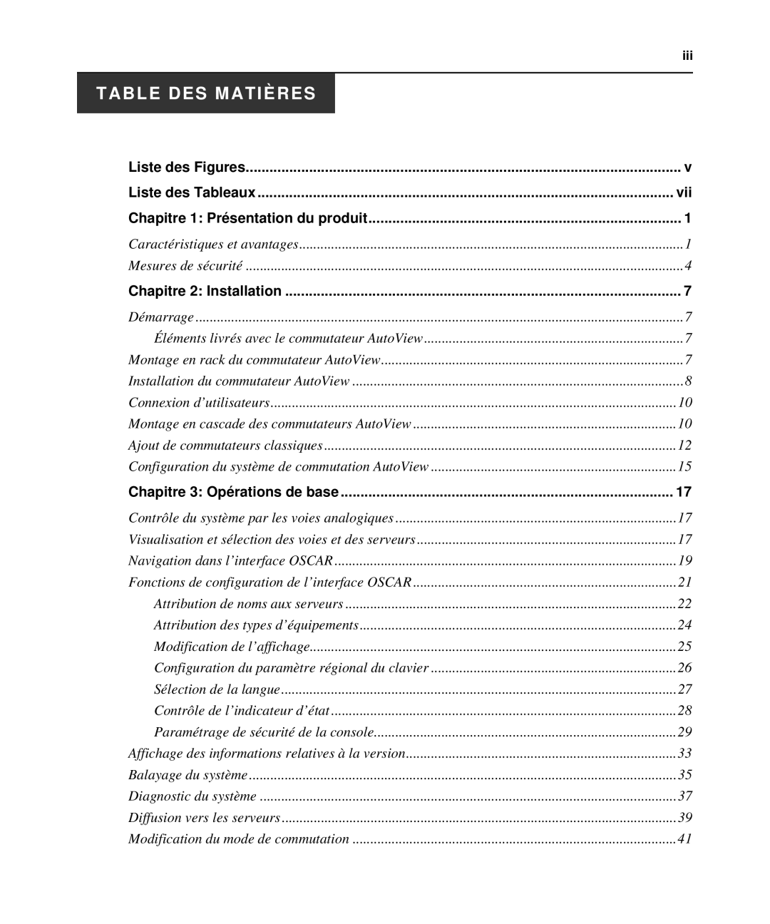 Casio 2015 manual Table DES Matières 