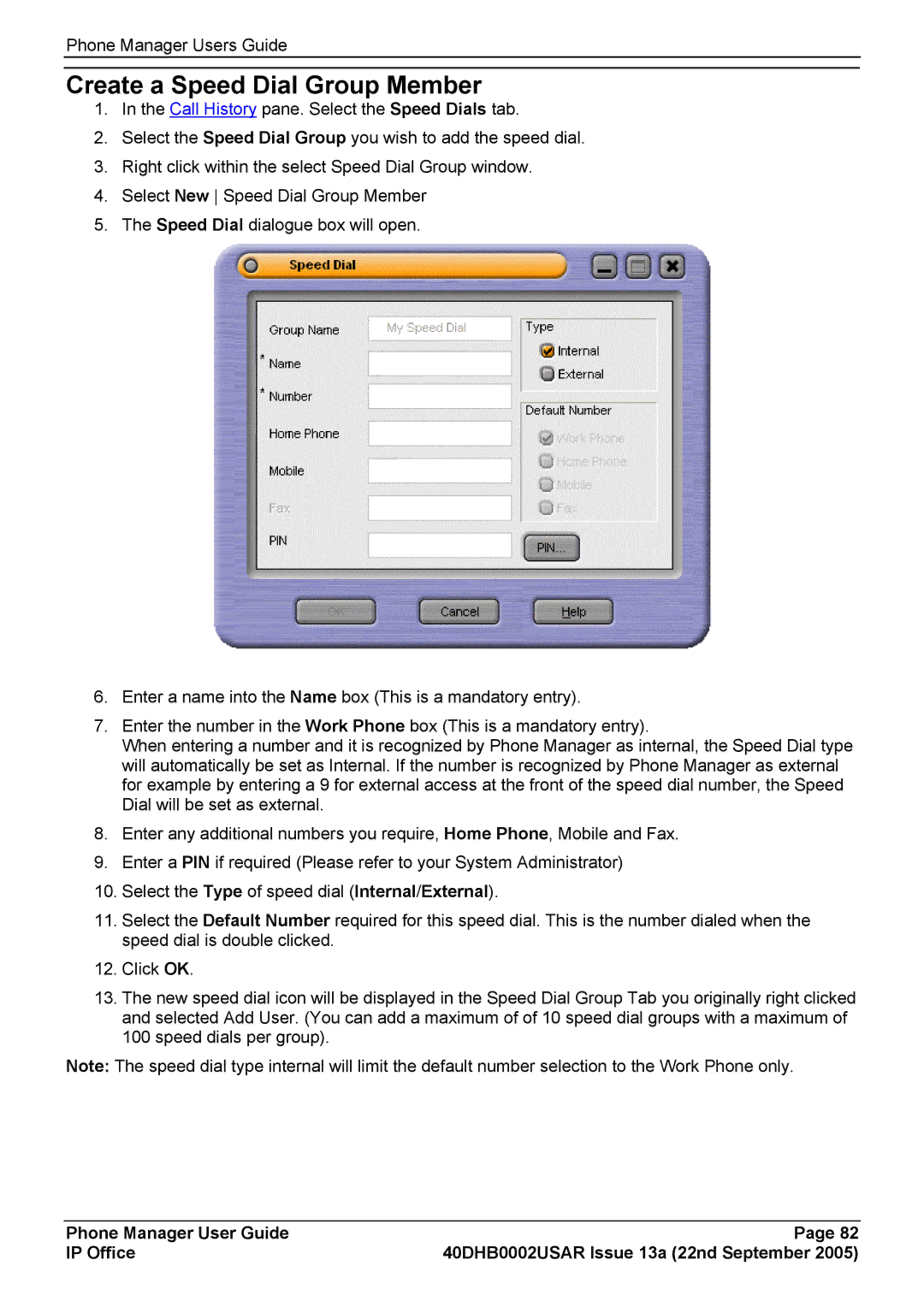 Casio 40DHB0002USAR manual Create a Speed Dial Group Member 