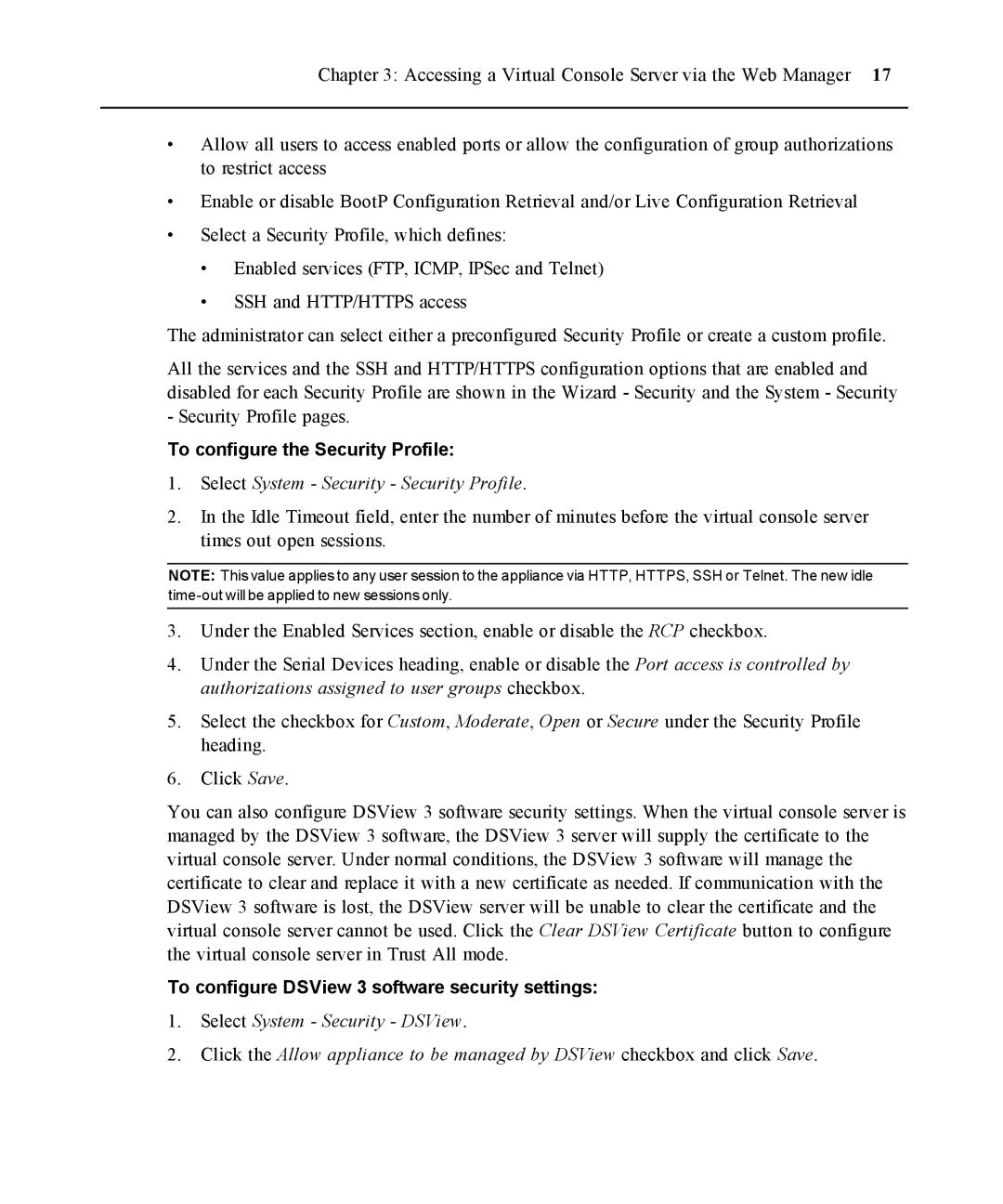 Casio ACS V6000 manual To configure the Security Profile, Select System Security Security Profile 