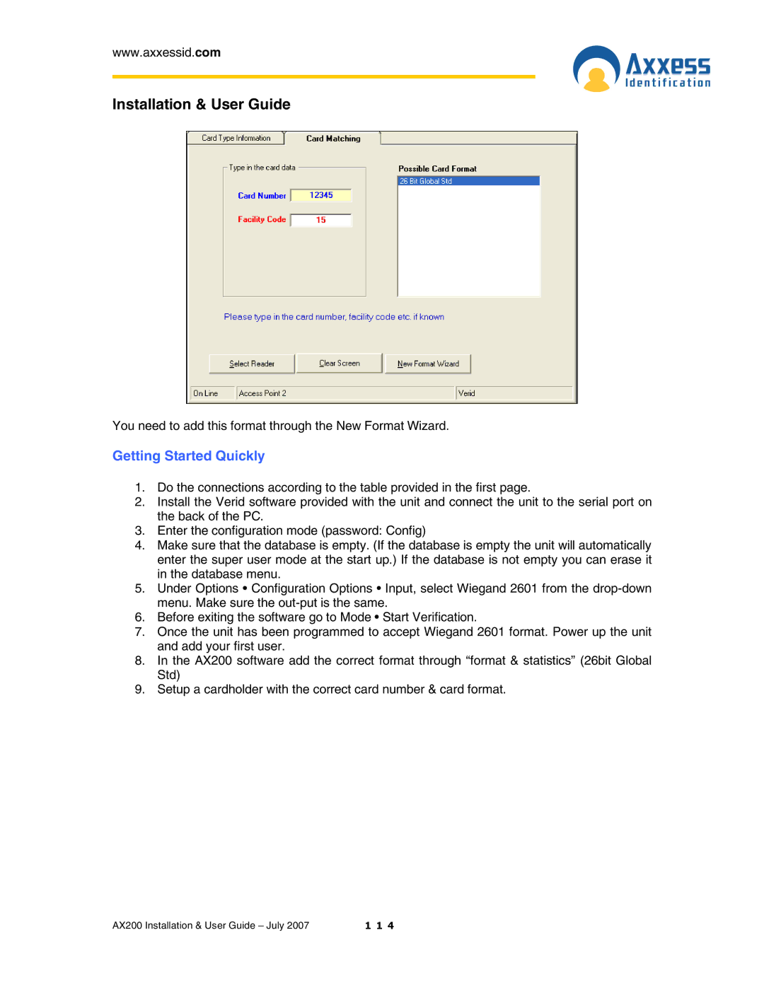 Casio AX200 manual Getting Started Quickly 