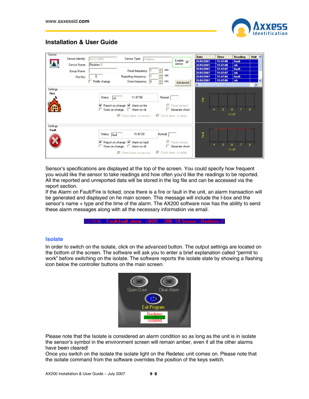 Casio AX200 manual Isolate 