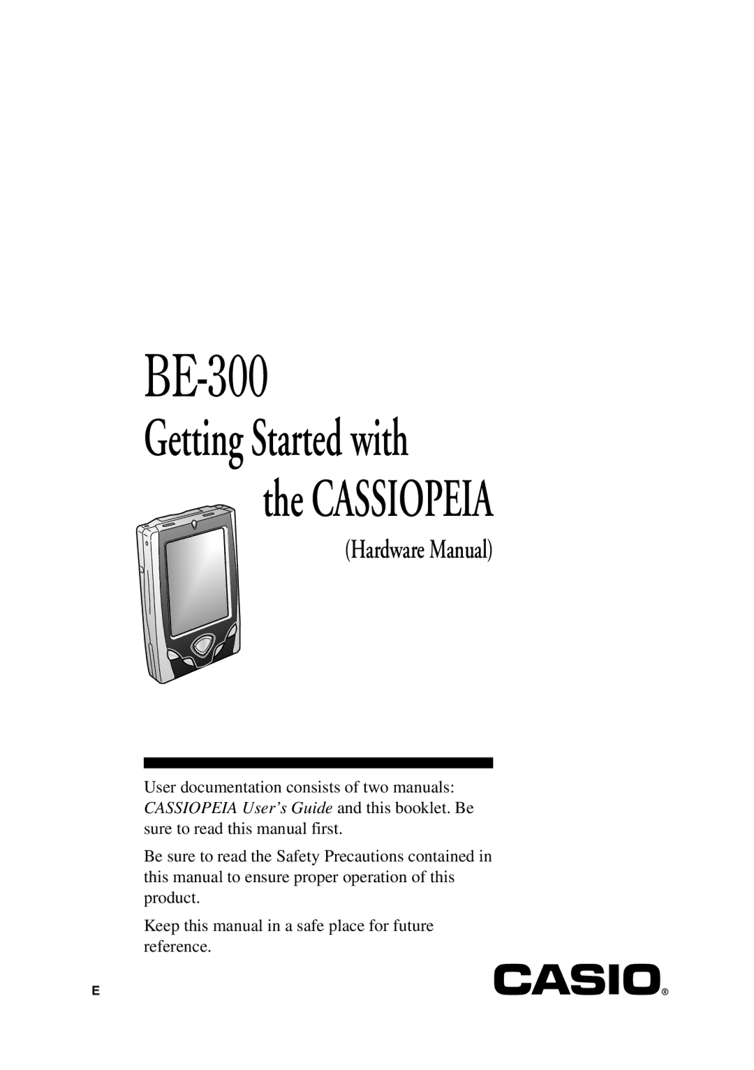 Casio BE-300 manual 