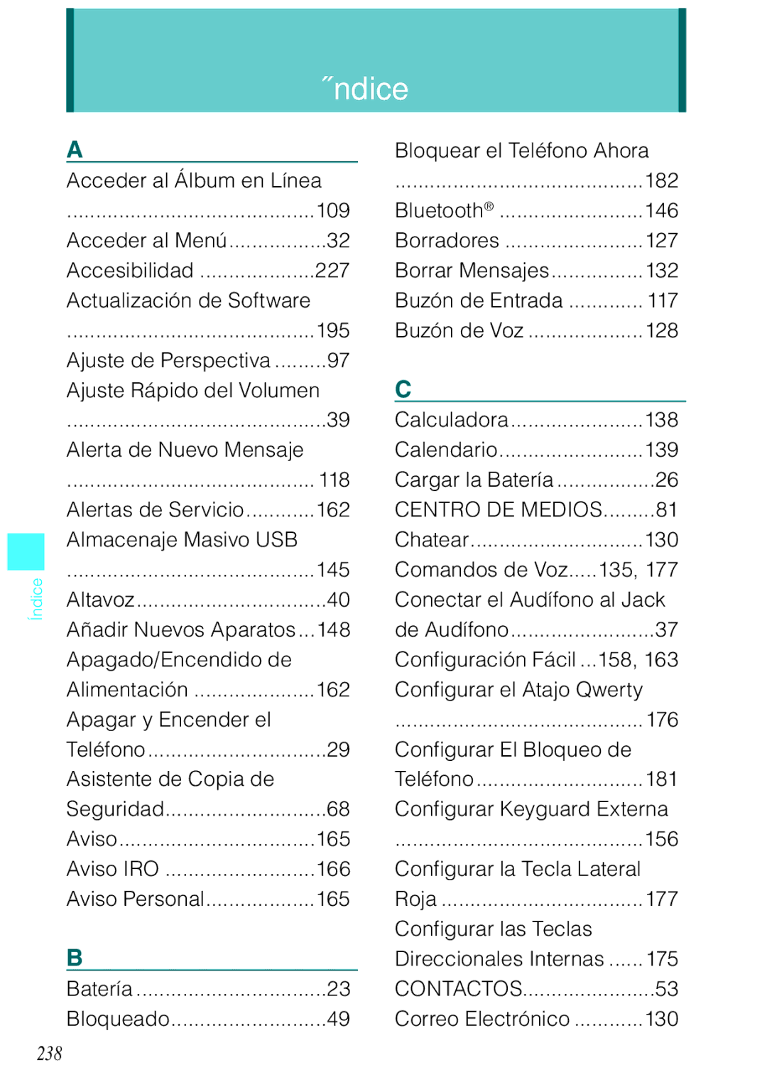 Casio C731 manual 238, Actualización de Software, Añadir Nuevos Aparatos, Configurar el Atajo Qwerty 