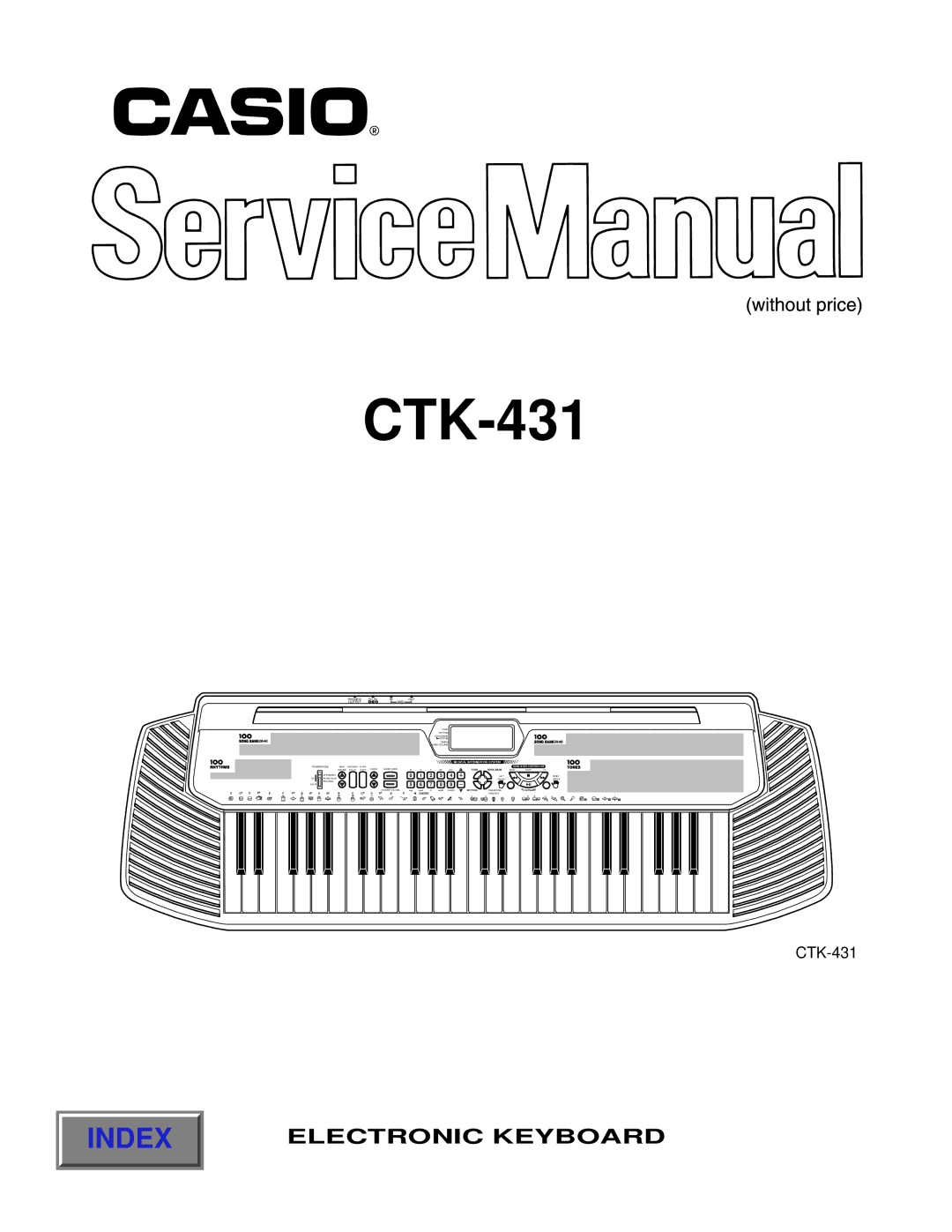 Casio casio electronic keyboard manual CTK-431 