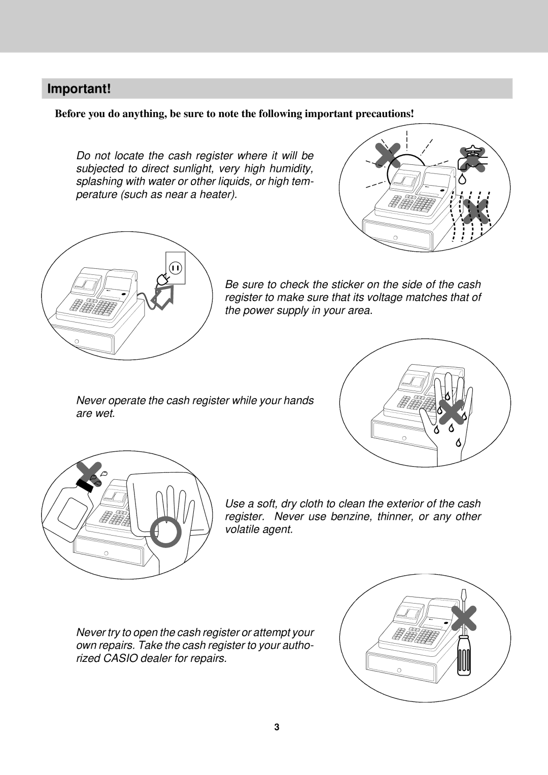 Casio CE-2400O instruction manual 