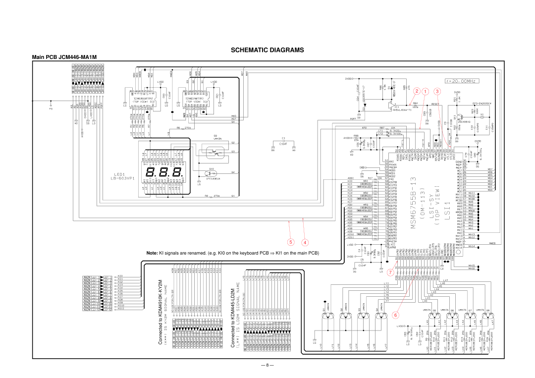 Casio CTK-220L manual Schematic Diagrams 