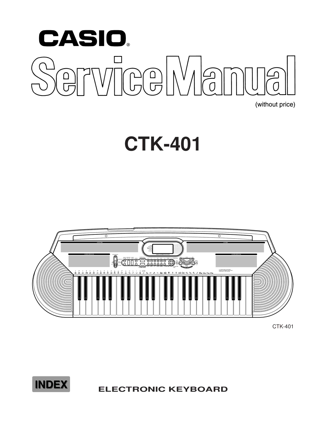 Casio CTK-401 manual 