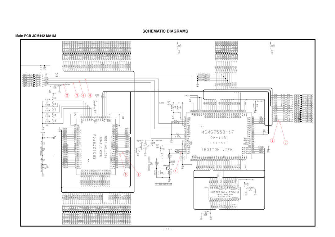 Casio CTK-401 manual Schematic Diagrams 