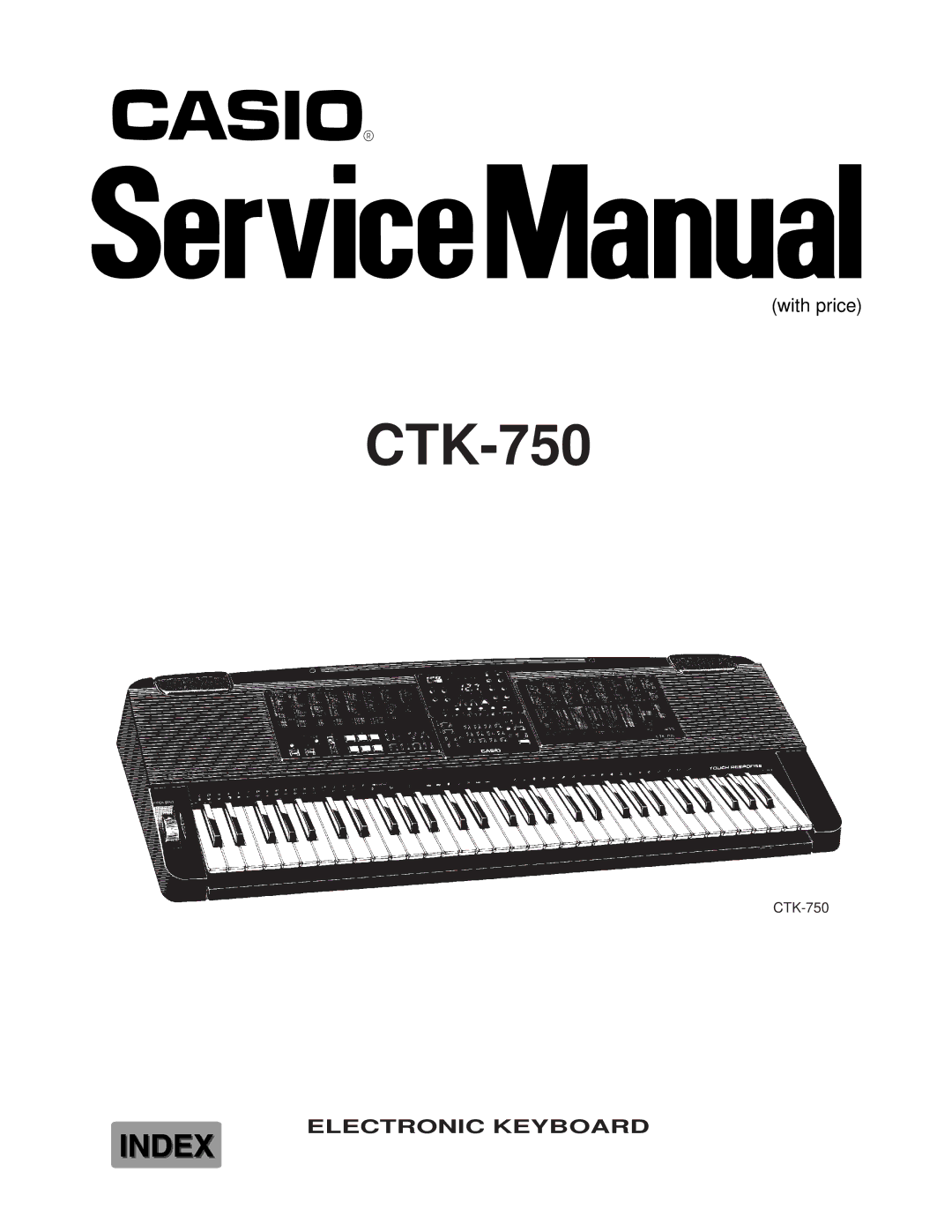 Casio CTK-750 manual 