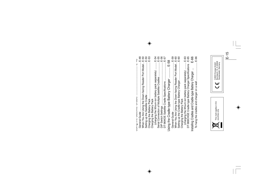 Casio DT-930 manual Using the Basic Cradle, Installing Cradles and Cradle-type Battery Charger 