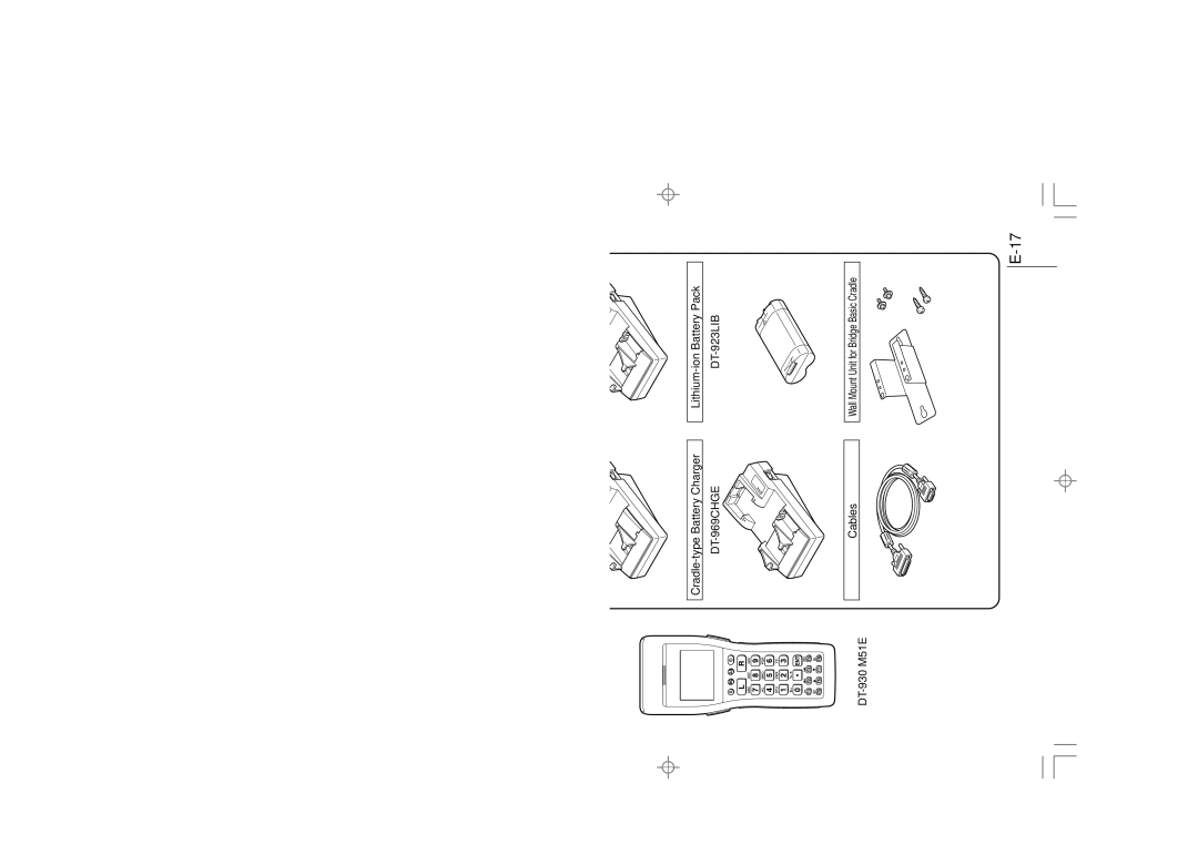 Casio DT-930 manual Available Models and Options 