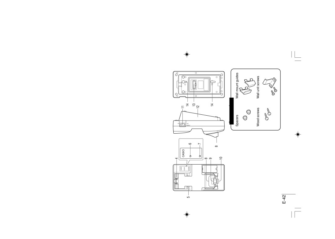 Casio DT-930 manual Using the Basic Cradle, General Guide, Accessories 