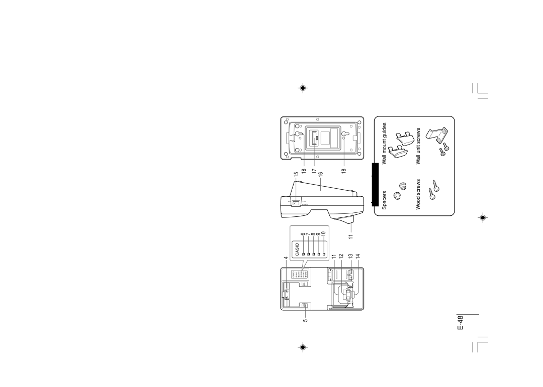 Casio DT-930 manual Using the Satellite Cradle, General Guide 