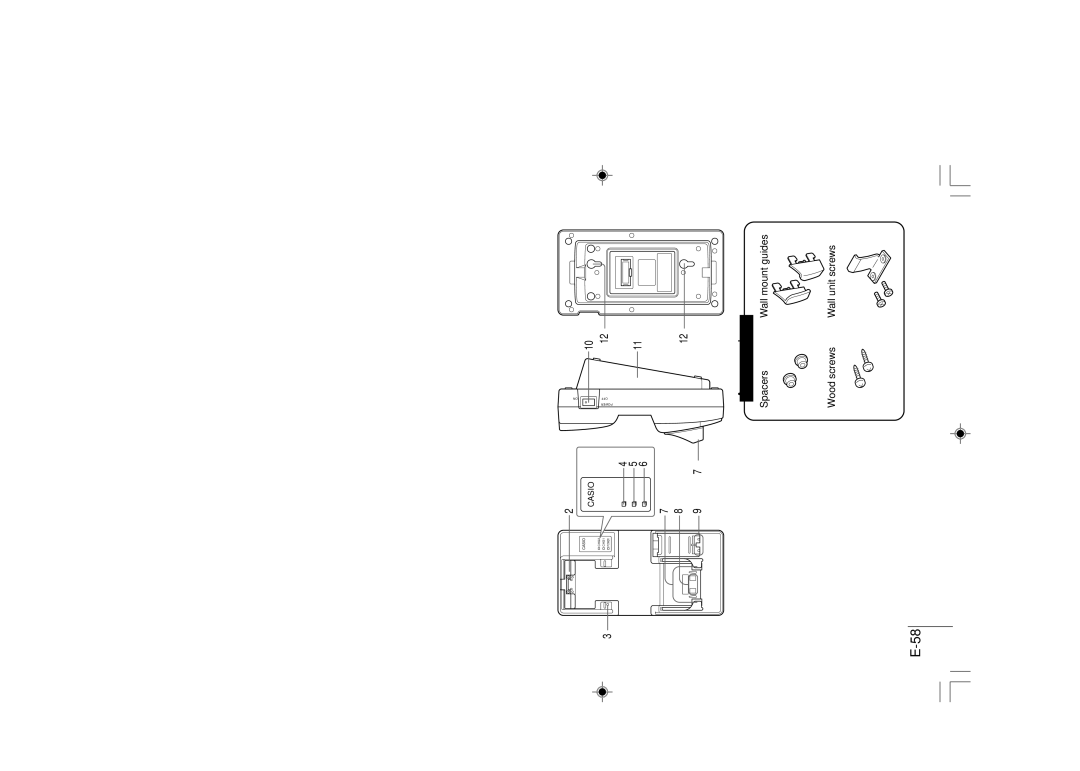 Casio DT-930 manual Using the Cradle-type Battery Charger 