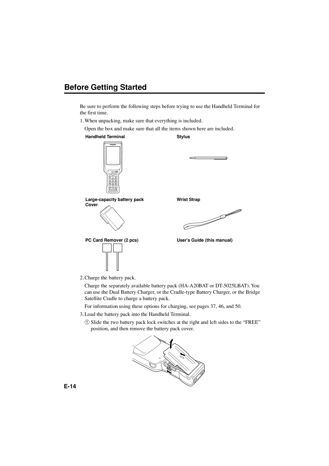 Casio DT-X11 Series manual Before Getting Started 