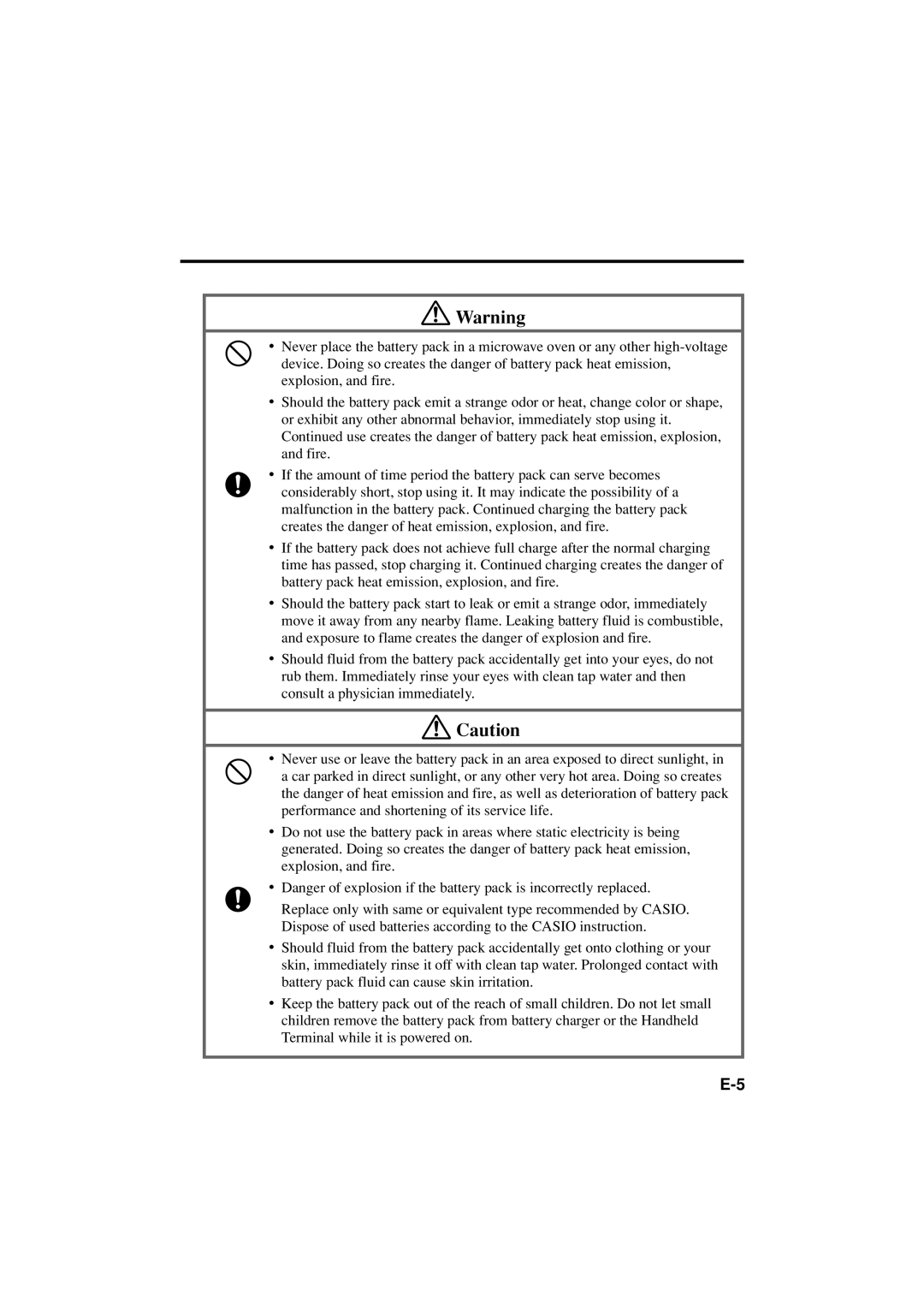 Casio DT-X11 Series manual 