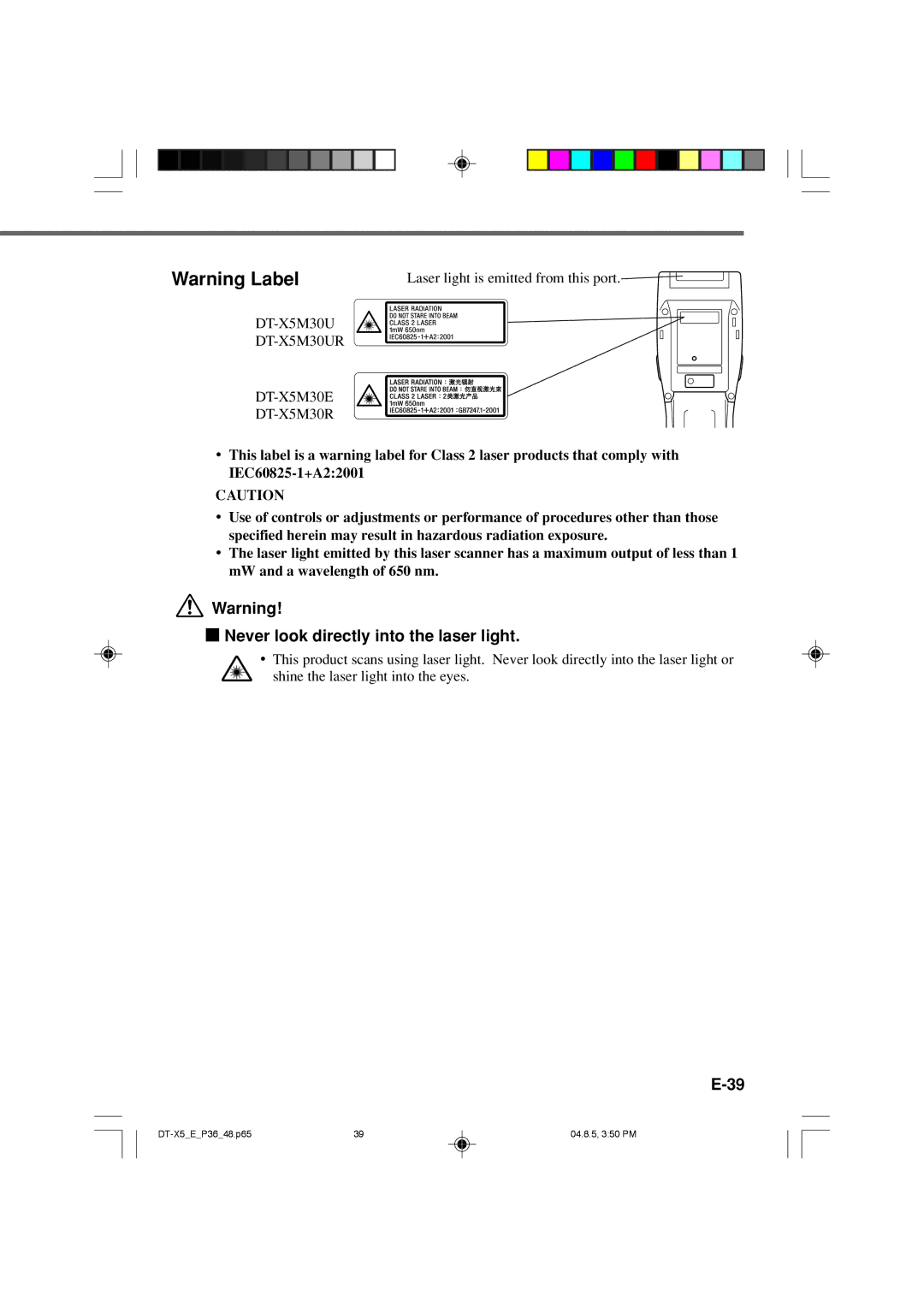 Casio DT-X5 Series manual DT-X5M30U DT-X5M30UR DT-X5M30E DT-X5M30R 