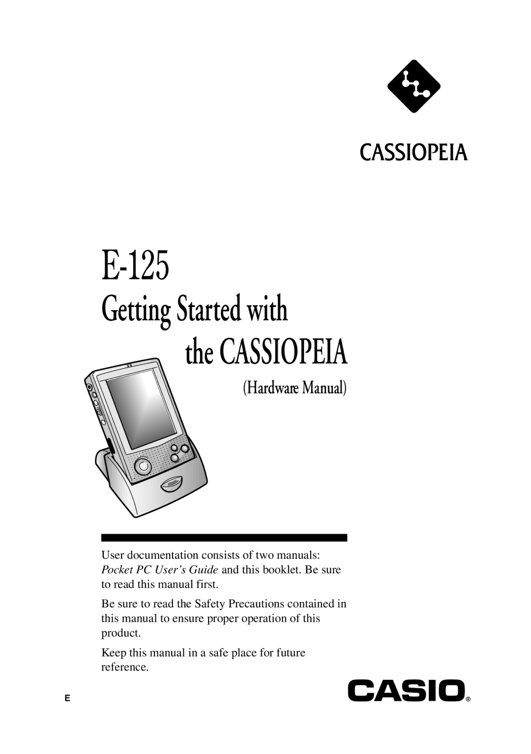 Casio E-125 manual 