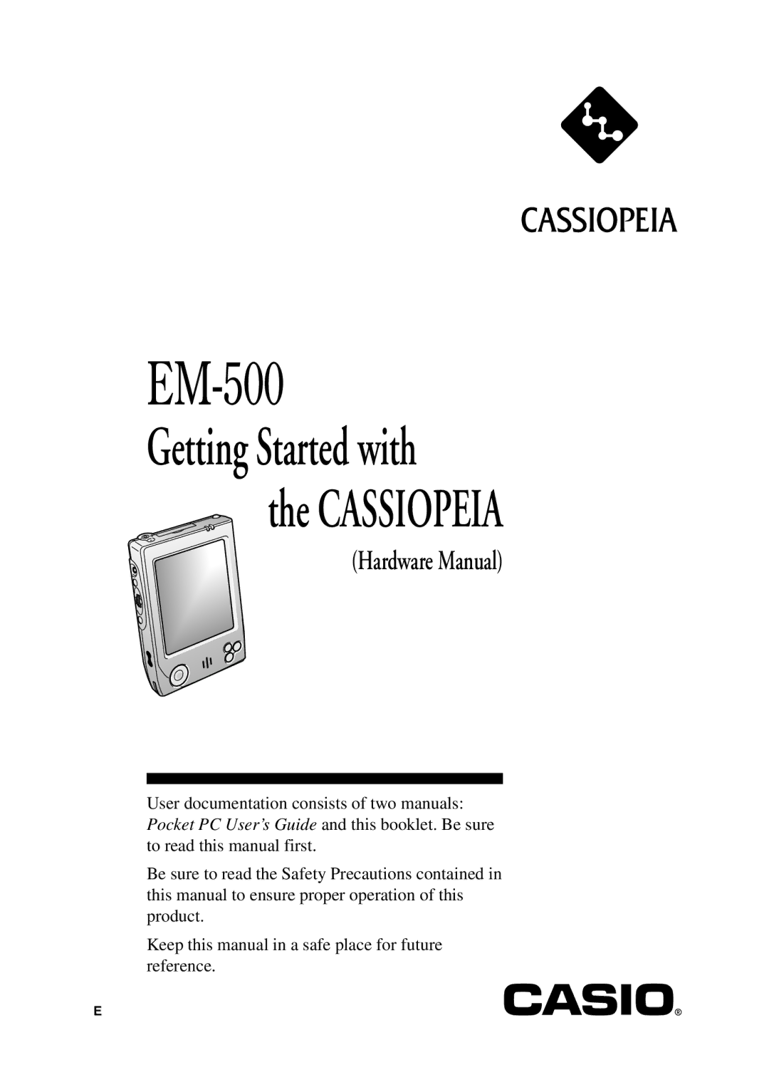 Casio EM-500 manual 