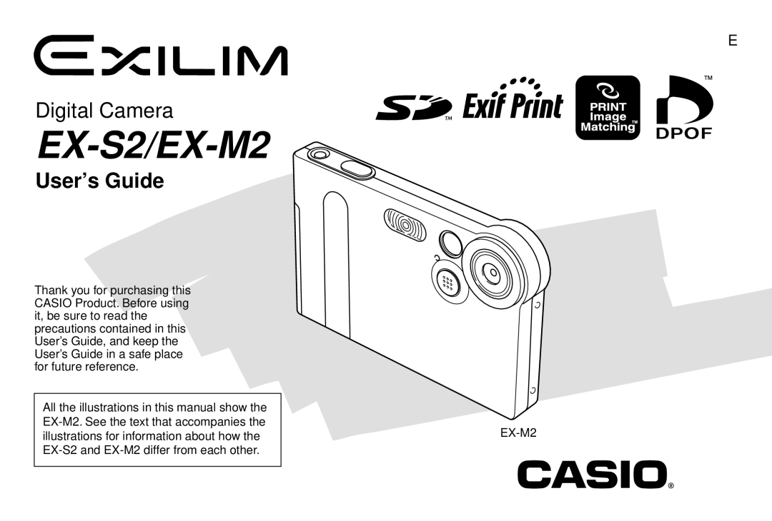 Casio EX-S2/EX-M2 manual 