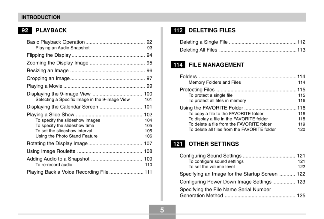 Casio EX-Z30 manual Deleting Files 