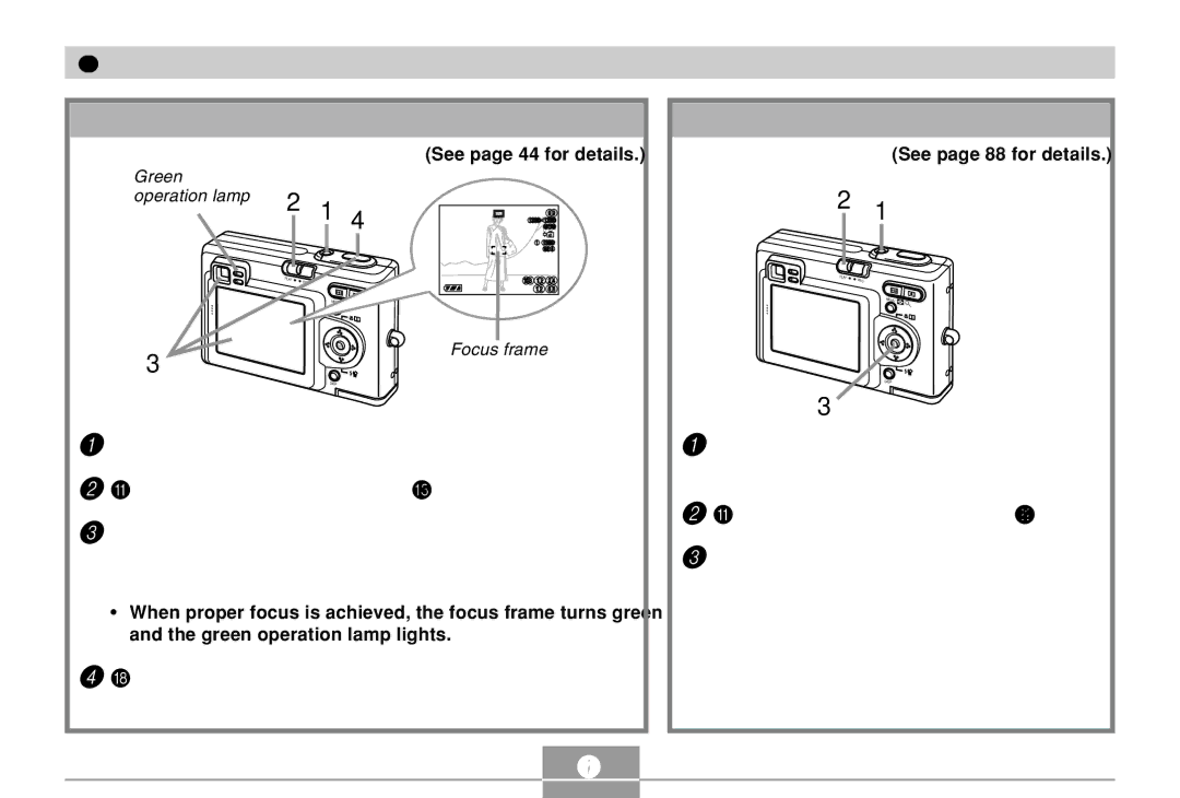 Casio EX-Z4 manual To record an image, To view a recorded image 